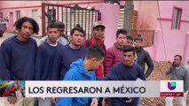 Llega a Tijuana el primer grupo de venezolanos obligados a esperar en México su proceso de asilo.