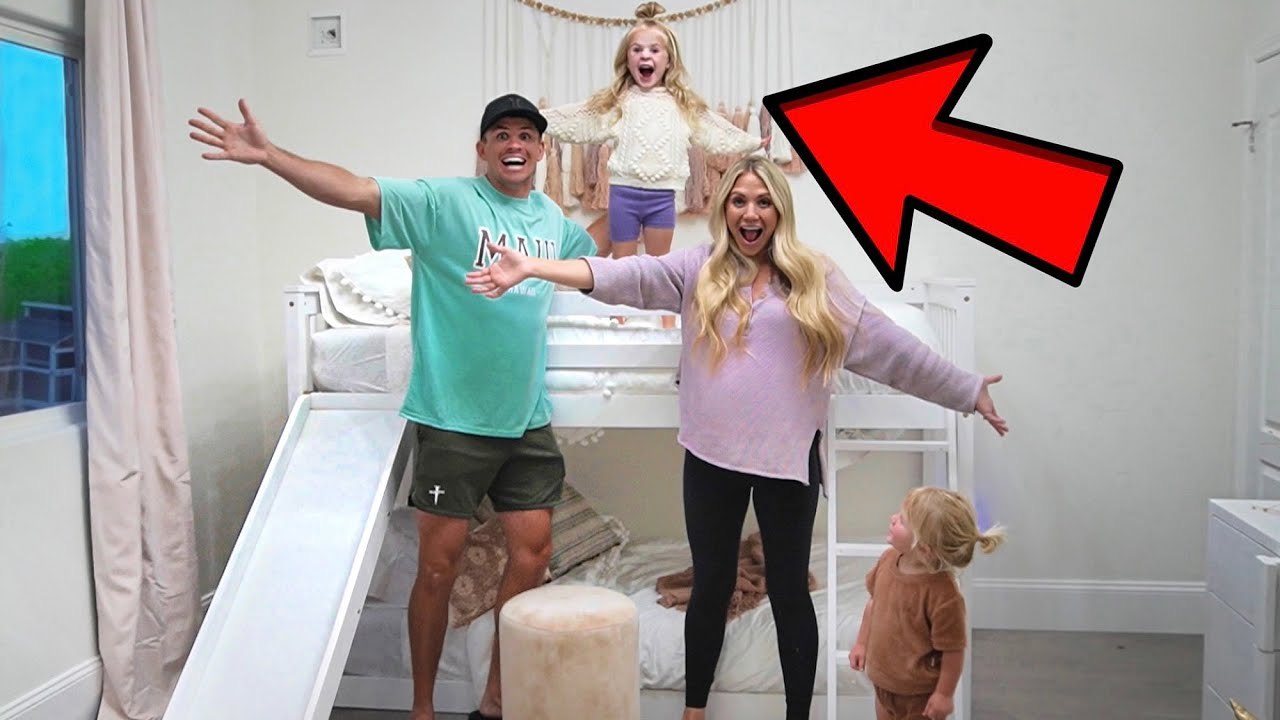 3 Year Old Posie's New Room Makeover Reveal! ＊CUTEST REACTION＊