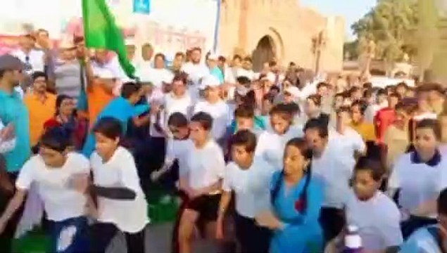 चिरंजीवी मैराथन में दौड़ा बीकानेर