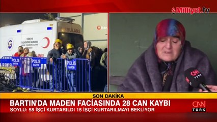 Oğlu maden ocağında kalan Nebile anne: Belki oğlum bir yere saklanmıştır