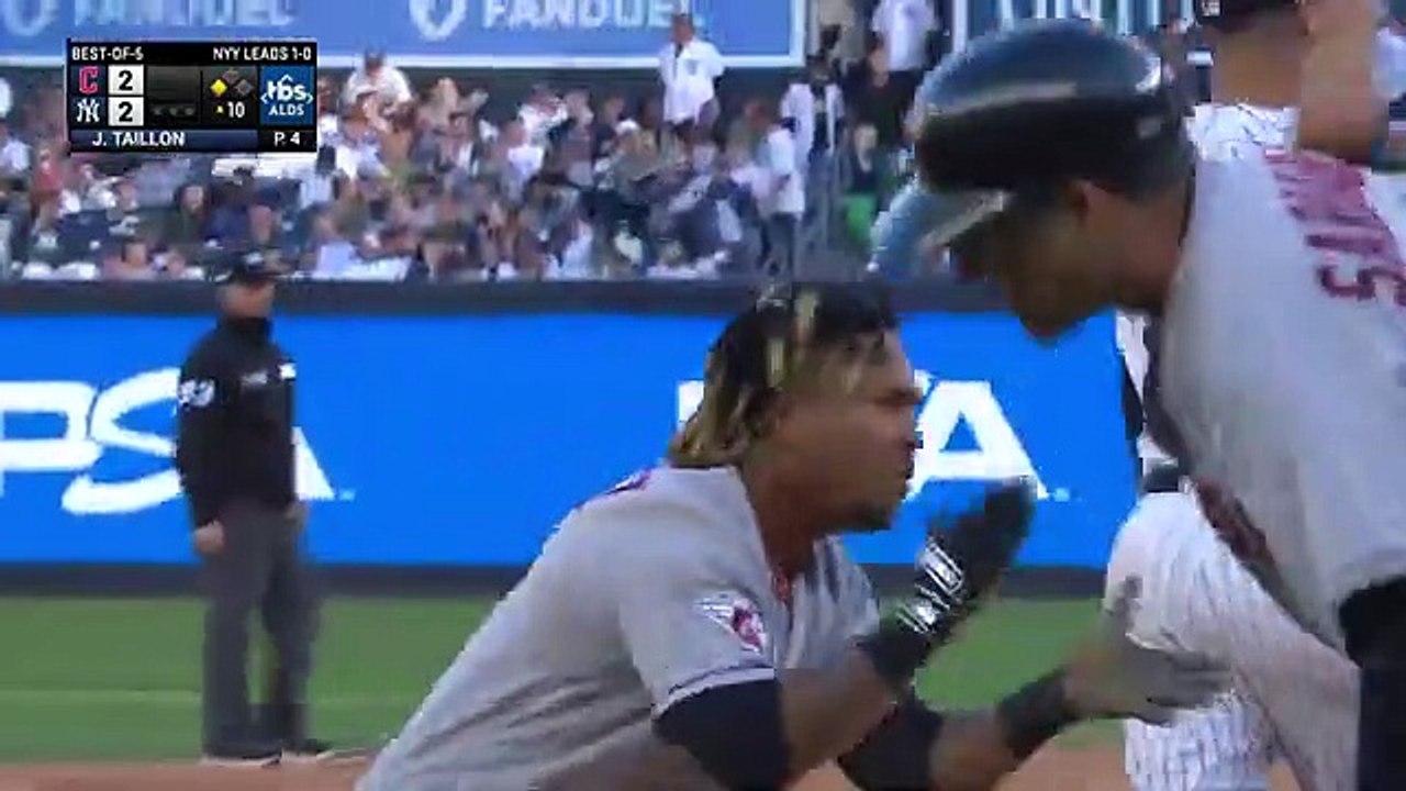 Two_crazy_plays_get_Guardians_lead_&_win_vs._Yankees_in_Game_2!!_(Jose_Ramirez_&_Oscar_Gonzalez)(360p)