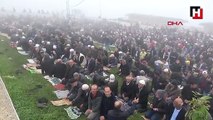 Trabzon'da 557 yıllık üstü açık camide namaz geleneği yaşatılıyor