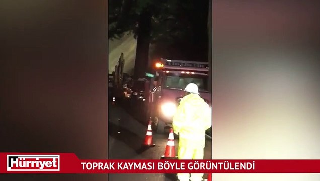 California'daki toprak kayması böyle görüntülendi