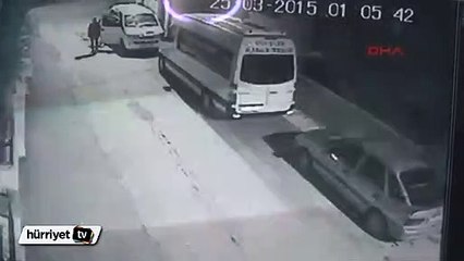 Camide musluk hırsızlığı kamerada