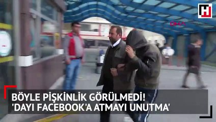 Hırsızlık şüphelisinden gazetecilere 'Facebook'a atmayı unutma'