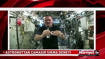 UZAYDA ÇAMAŞIR NASIL SIKILIR ?