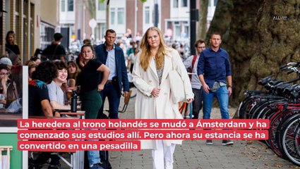 No puede salir de casa: la vida de la princesa Amalia en Ámsterdam está en peligro por esta razón