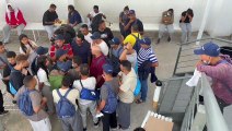 Migrantes venezolanos protestan en fronteras de México ante nueva política de EEUU