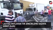 İstanbul trafiğinde dehşet anları