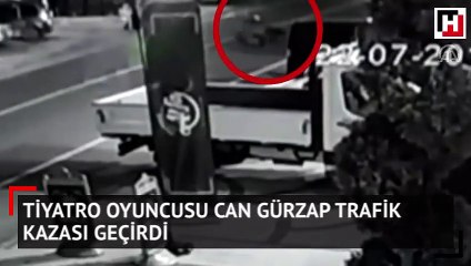 Tiyatro oyuncusu Can Gürzap trafik kazası geçirdi