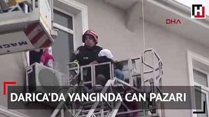 Darıca'da yangında can pazarı
