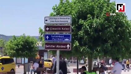 Çanakkale'de feribot kuyruğu 2 kilometreye ulaştı