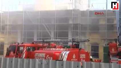 Teşvikiye Camii'nde yangın çıktı