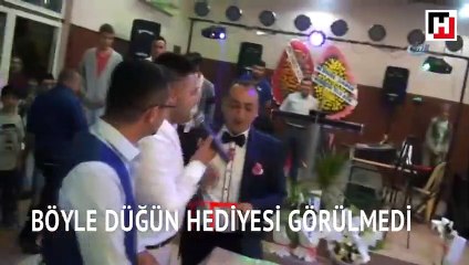 Böyle düğün hediyesi görülmedi