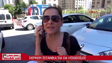 İstanbul'da hissedilen depremin ardından ilk görüntüler