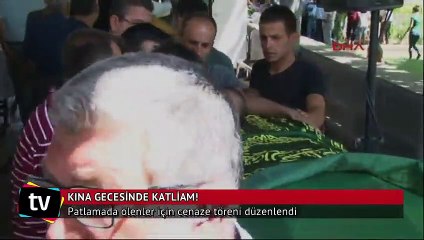 Gaziantep'teki patlamada hayatını kaybedenler son yolculuğuna uğurlandı
