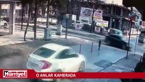 Kaldırımda yürürken az kalsın canından oluyordu