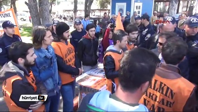 Çanakkale'de Halkevleri üyelerine polis müdahalesi