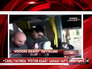 SPİKERİN CANLI YAYINDA REJİYE ŞAKASI