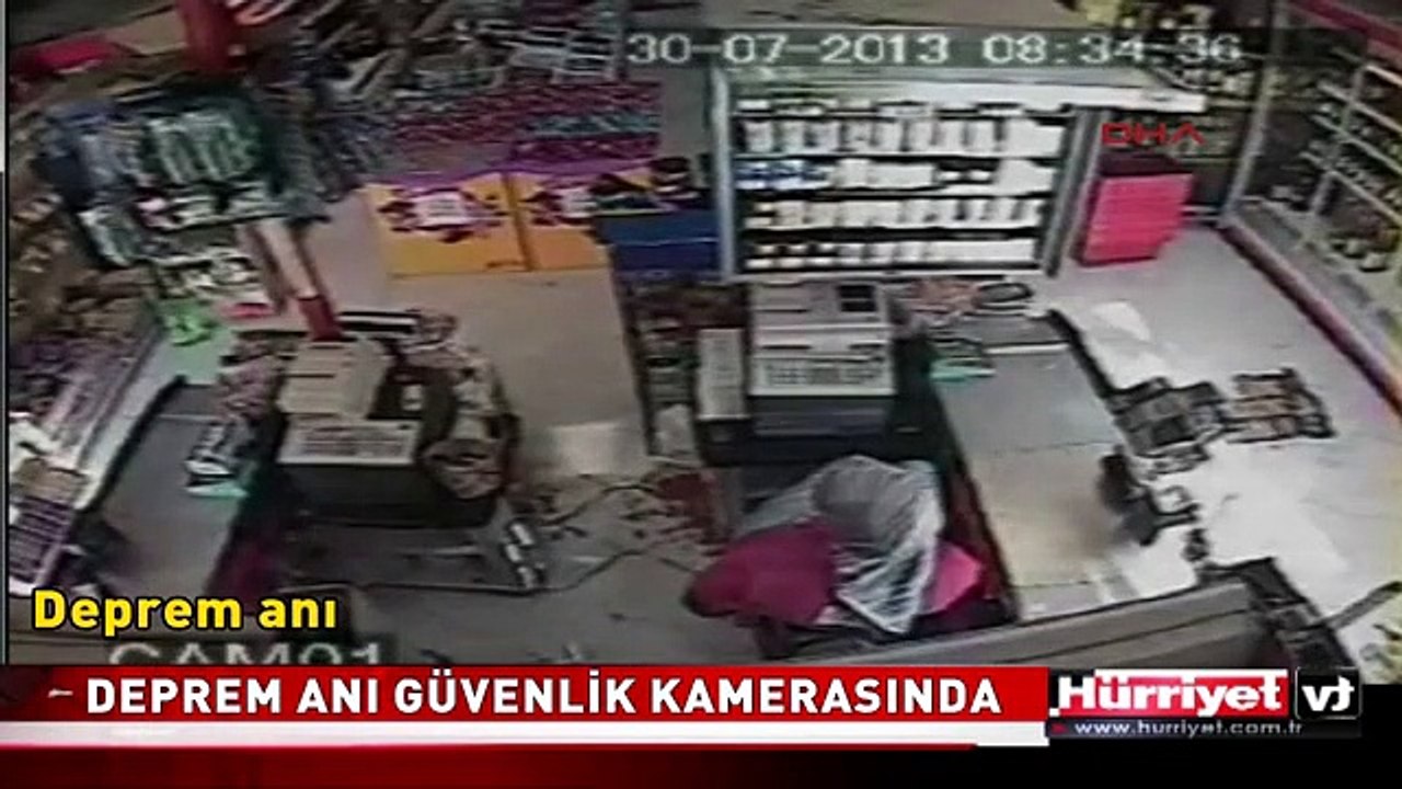 İŞTE DEPREM ANI