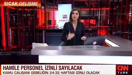 Kamuda çalışan hamile personel için çok önemli karar