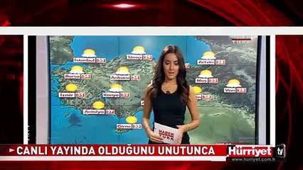 SELAY DİLBER CANLI YAYINDA OLDUĞUNU UNUTUNCA