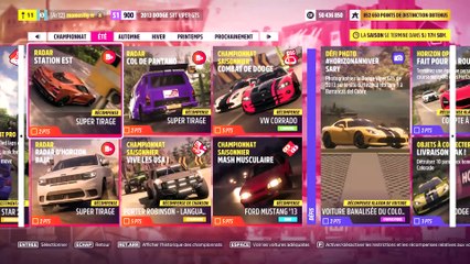 Forza Horizon 5 objets à collecter livraison dak