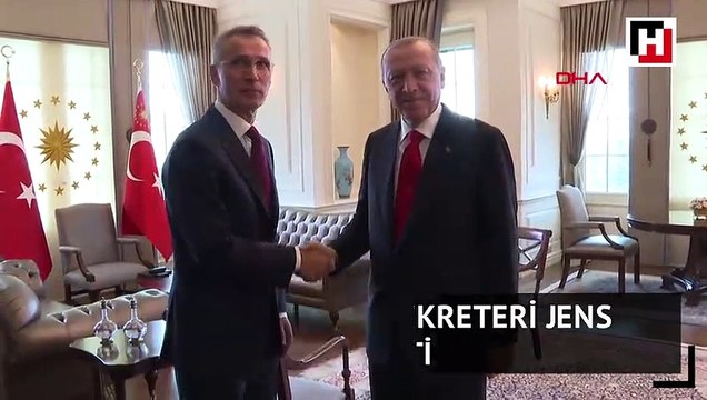 Erdoğan, NATO Genel Sekreteri Jens Stoltenberg'i kabul etti