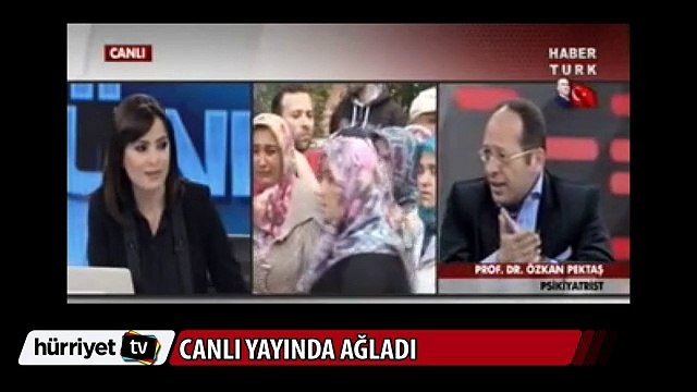 Habertürk spikeri canlı yayında ağladı