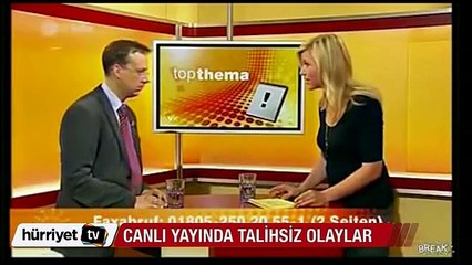 Canlı yayında yaşanan talihsiz olaylar