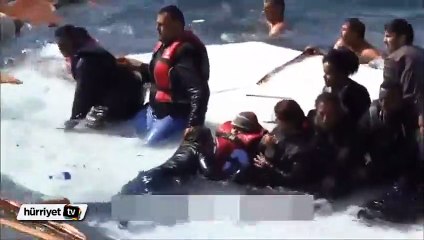 Rodos'taki Suriyeli kaçak göçmenlerin can pazarı böyle kaydedildi