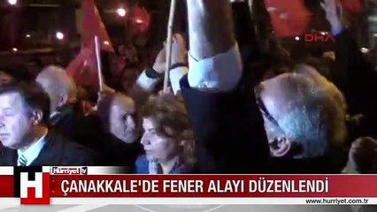 ÇANAKKALE'DE FENER ALAYI DÜZENLENDİ