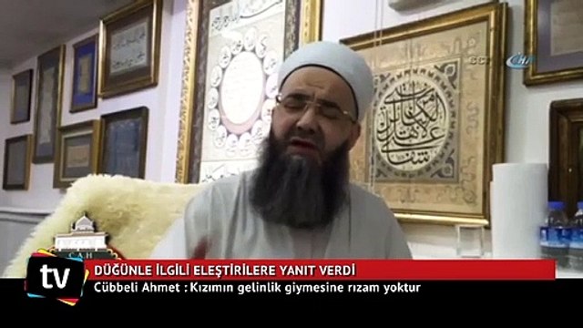 Cübbeli Ahmet: Kızımın gelinlik giymesine rızam yoktur