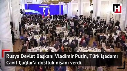 Putin'den Türk iş adamına dostluk nişanı