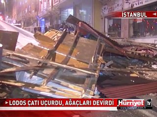 Download Video: LODOS ÇATI UÇURDU, AĞAÇLARI DEVİRDİ