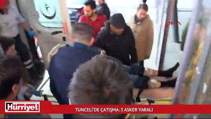 Tunceli'de çatışma: 3 asker yaralı