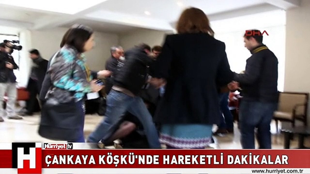 ÇANKAYA KÖŞKÜ'NDE HAREKETLİ DAKİKALAR