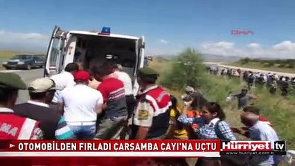 ARAÇTAN FIRLAYAN SÜRÜCÜ BOĞULARAK HAYATINI KAYBETTİ