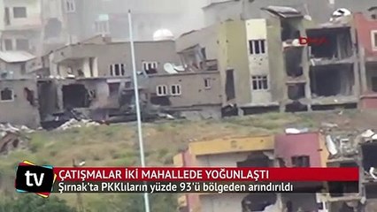 Şırnak’ta çatışmalar iki mahallede yoğunlaştı