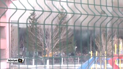 Çankırı'da entegre et tesisinde yangın