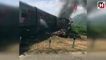 Rusya'da kamyon trene çarptı