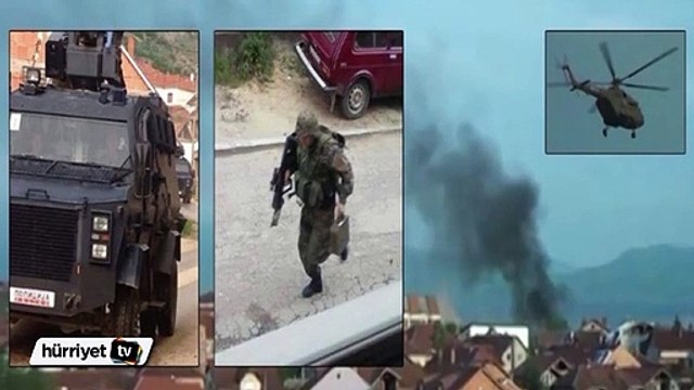 Makedonya'nın Kumanova kasabasında çıkan çatışmada 12 polis yaralandı
