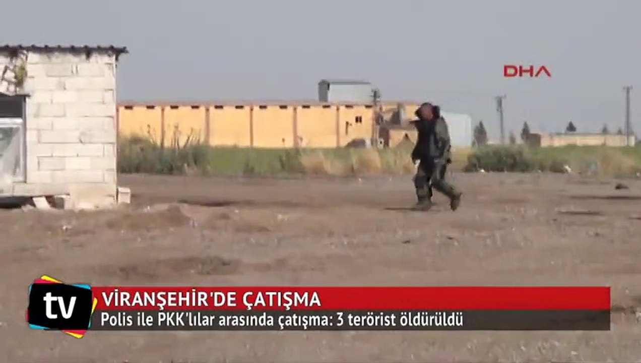Şanlıurfa'da teröristlerle polis arasında çatışma