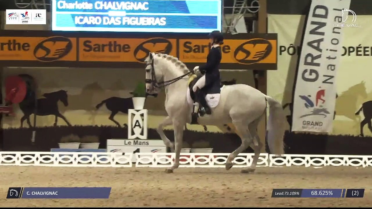 Grand National FFE - AC Print - Dressage | Le Mans (FRA) | Charlotte CHALVIGNAC | ICARO DAS FIGUEIRAS