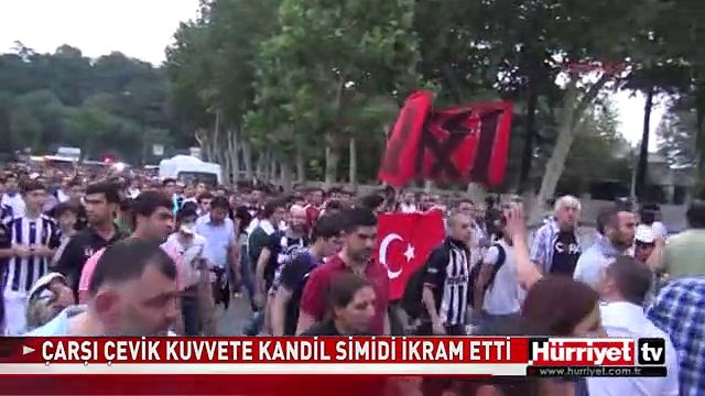 ÇARŞI ÇEVİK KUVVETE KANDİL SİMİDİ İKRAM ETTİ! GEZİ PARKI OLAYLARI