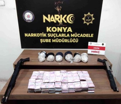 Konya haberleri: Konya'da Topal lakaplı uyuşturucu satıcısı ve yardımcısı tutuklandı