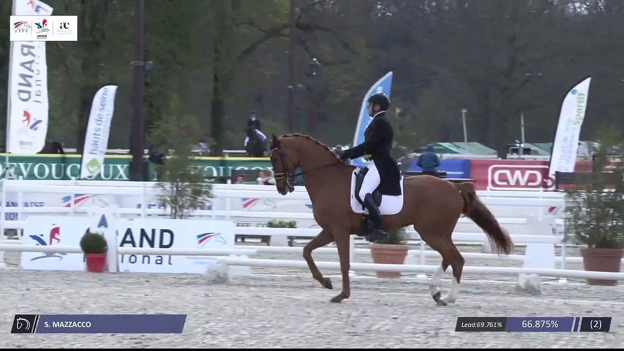 Grand National FFE - AC Print - Dressage  | Haras de Jardy (FRA) | Stephane MAZZACCO | WIZARD W