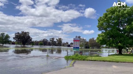 Lake Forbes in flood