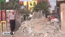 Cizre sokaklarının çatışmalardan sonraki durumu