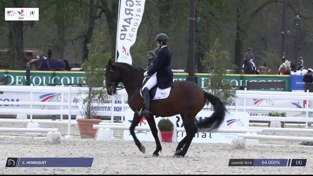 Grand National FFE - AC Print - Dressage | Haras de Jardy (FRA) | Catherine HENRIQUET | DIABEAU DU COUSSOUL